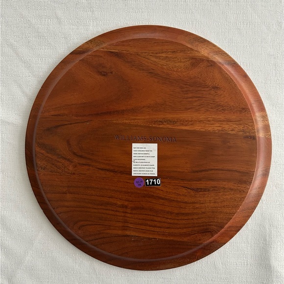 Williams Sonoma Olive-wood Plate Setting - Picture 8 of 10